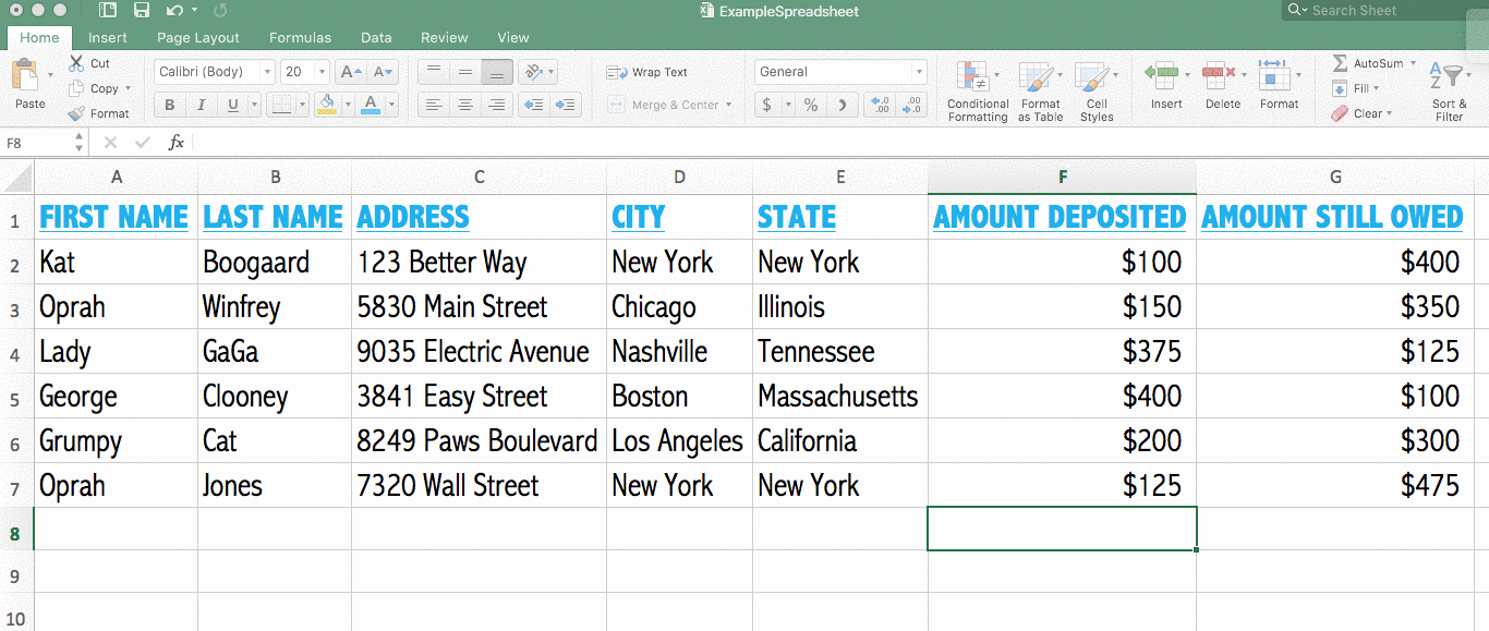 doing arithmetic in Excel