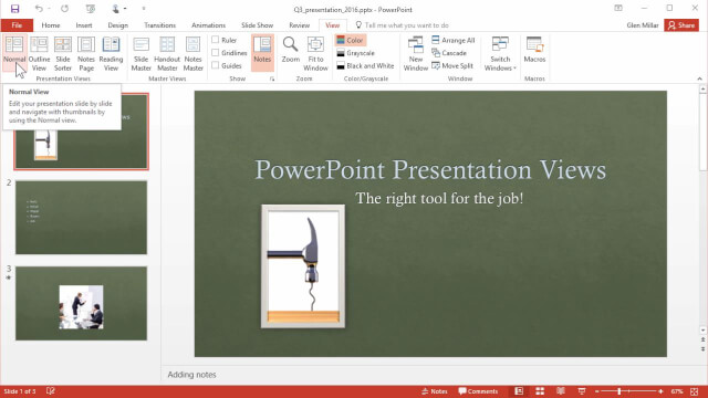 Exploring PowerPoint’s Views