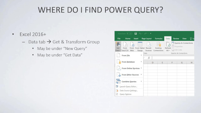 Acquiring and Updating Power Query