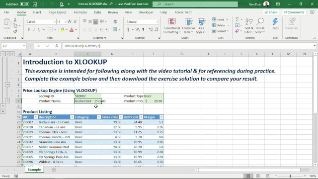 Introduction to XLOOKUP