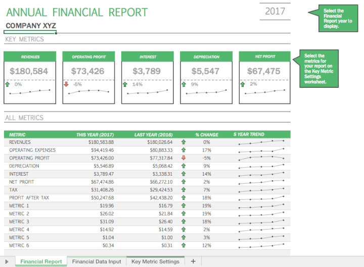 Annual financial report