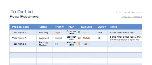 to-do-list template
