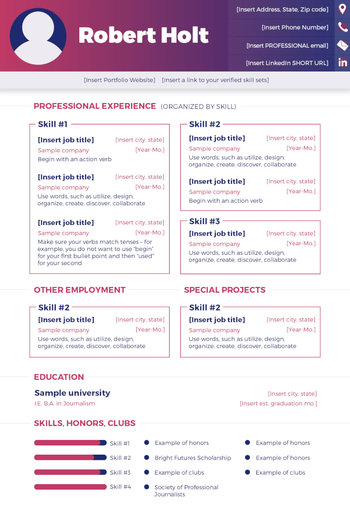 Free PSD Resume Templates5