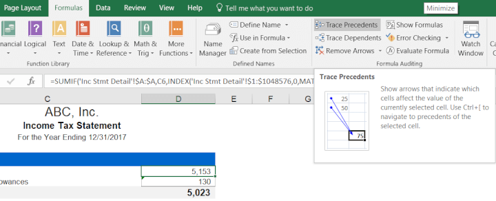 how to do taxes in excel