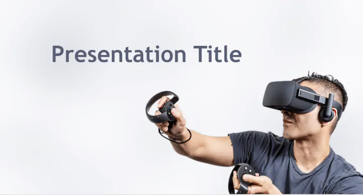 Virtual reality PowerPoint template