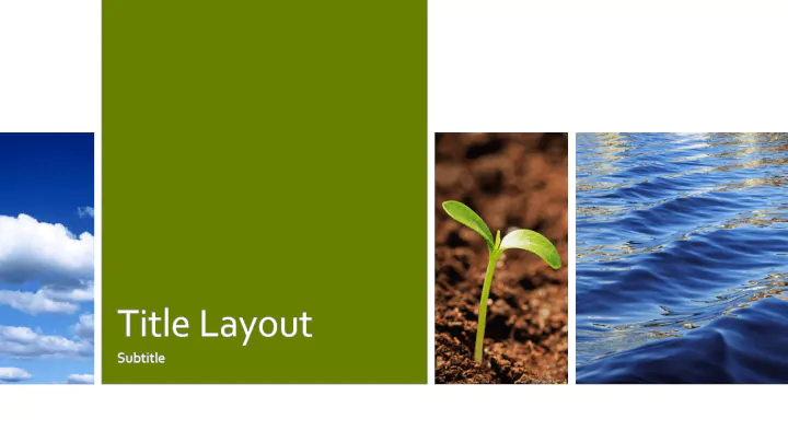 Ecology PowerPoint template