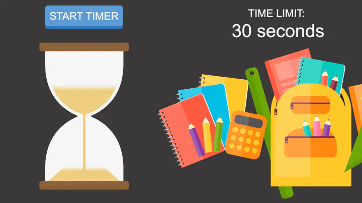 Classroom timer PowerPoint template