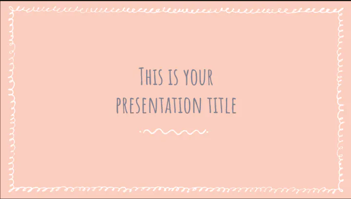 Feminine flair PowerPoint template