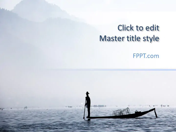 The Fisherman PowerPoint template
