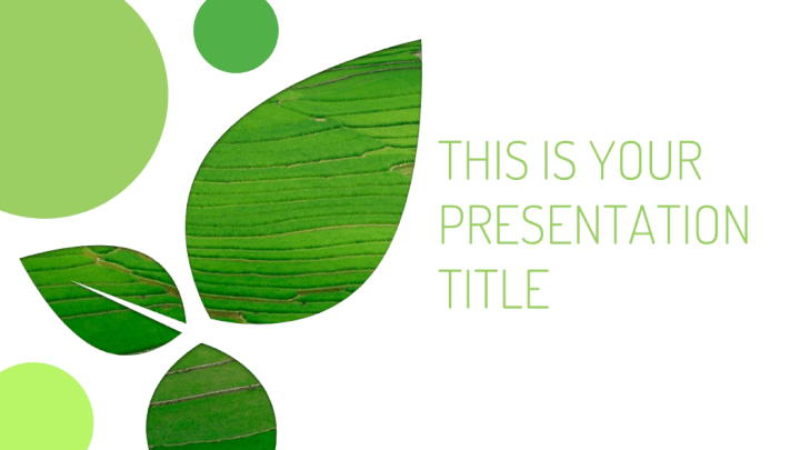 Eco-friendly PowerPoint template