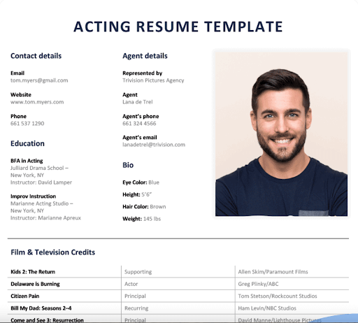 acting-resume-template