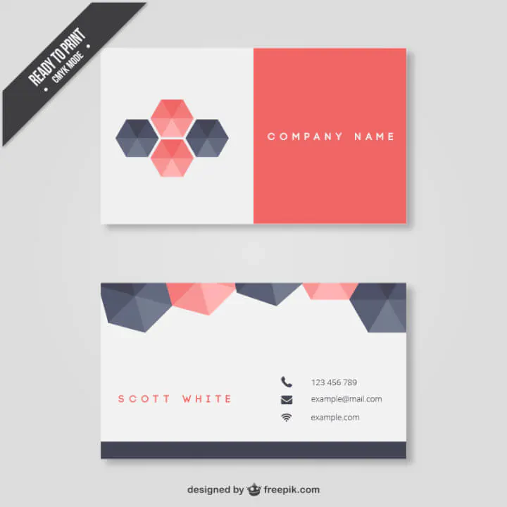 free-business-card-template-hexagonal