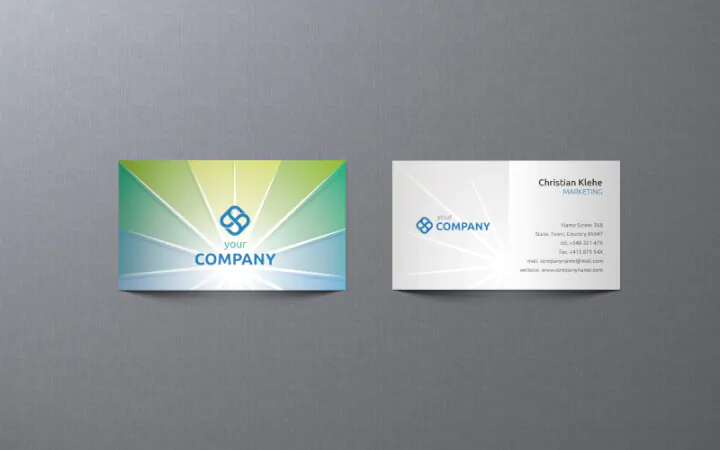 free-business-card-template-green-sunburst