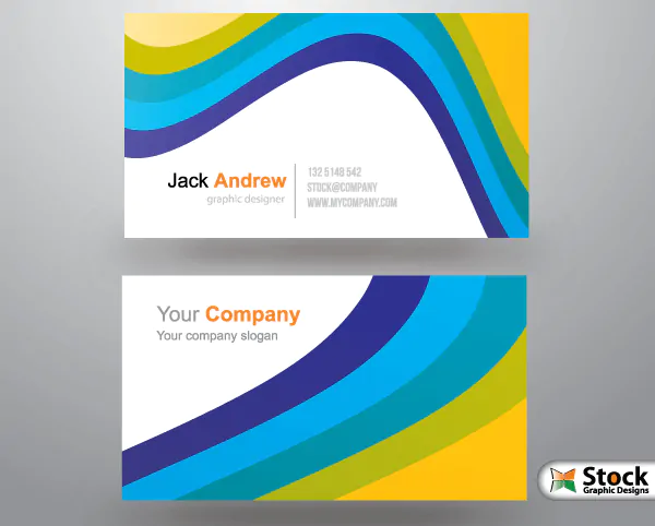 free-business-card-template-colour-wave