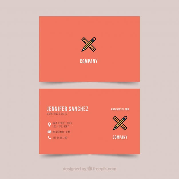 free-business-card-template-orange