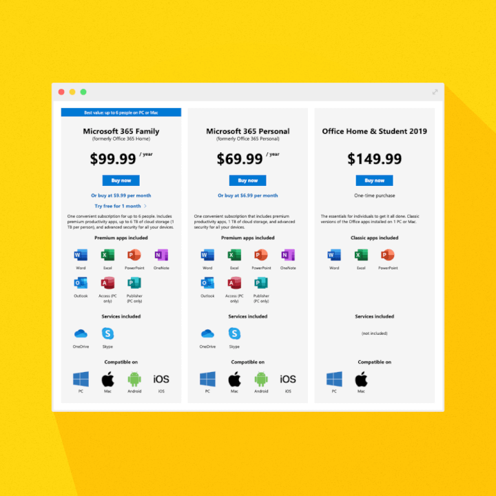 Microsoft 365 pricing