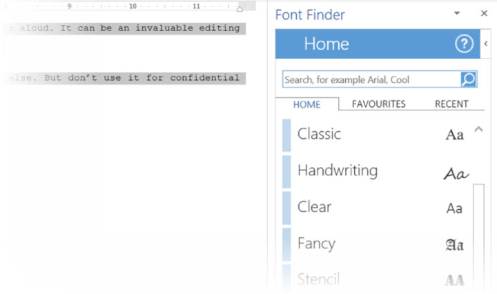 Microsoft-Word-add-ins-font-finder