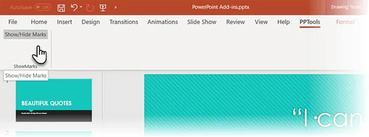 powerpoint-add-ins-show-marks