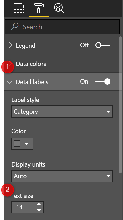 Power-BI-pie-chart-text