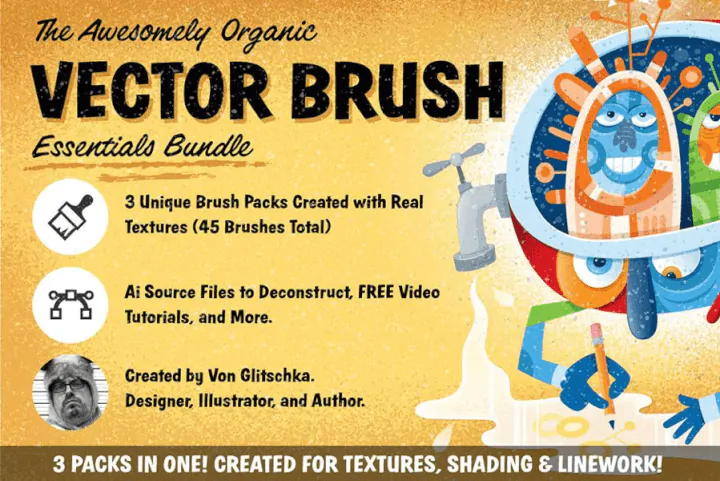 Illustrator-brushes-organic