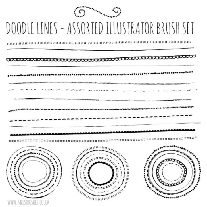 Illustrator-brushes-doodle