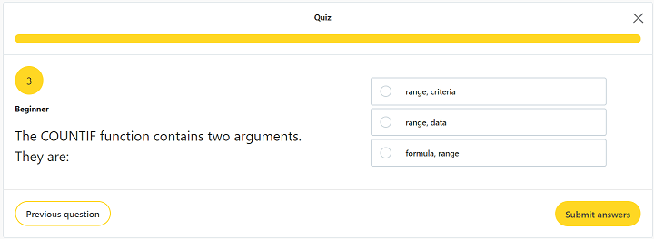quiz microlearning example