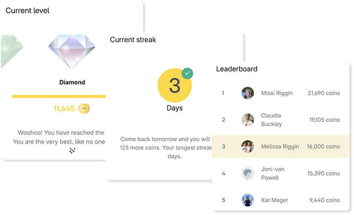 GoSkills gamification interface