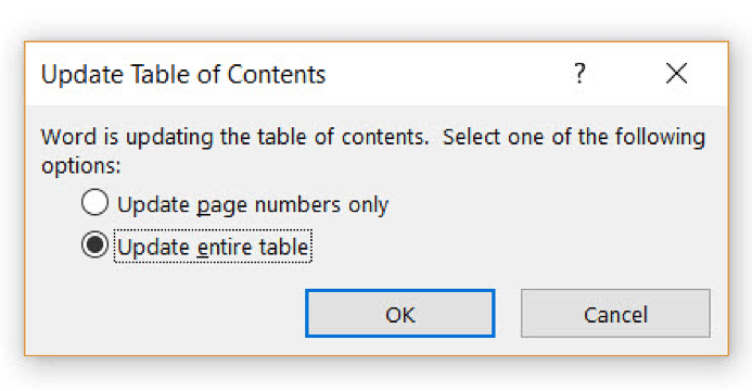 word-table-of-contents