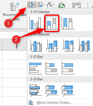 How-to-make-column-chart-Excel