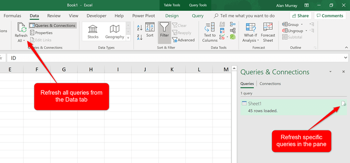 Power-Query-queries-connections