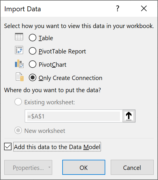 Power-Query-import-data