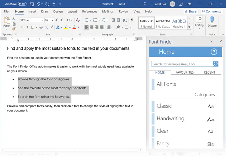 microsoft-office-add-ins-font-finder