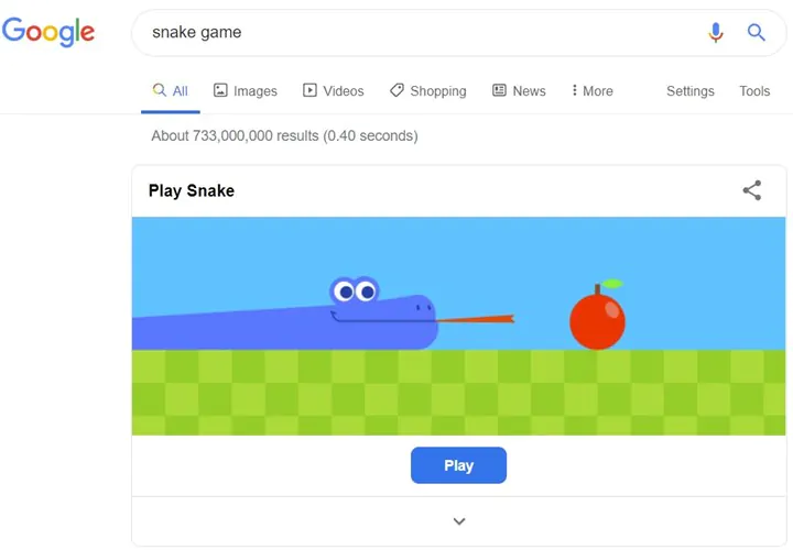 google-snake-game-best-easter-eggs