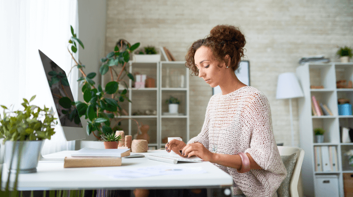 woman-working-from-home-onboarding-remote-employees