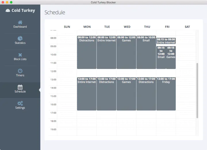 cold turkey - remote work tools