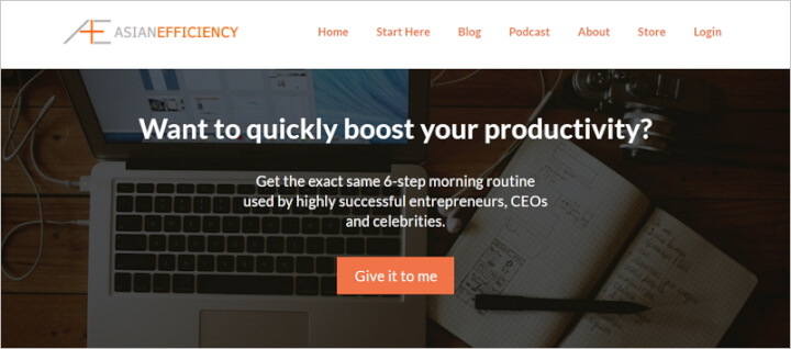 ​Best Productivity Blogs - Asian Efficiency 