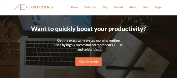 ​Best Productivity Blogs - Asian Efficiency 