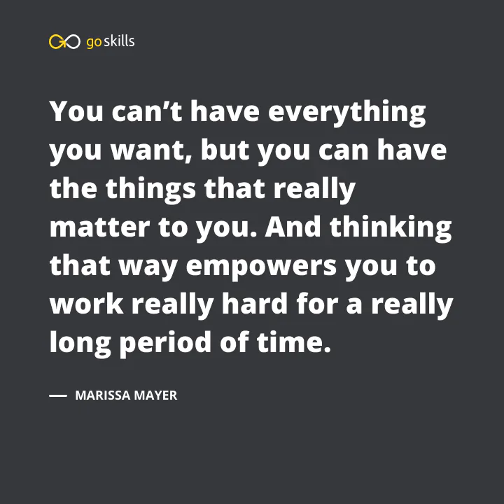 You can’t have everything you want, but you can have the things that really matter to you.