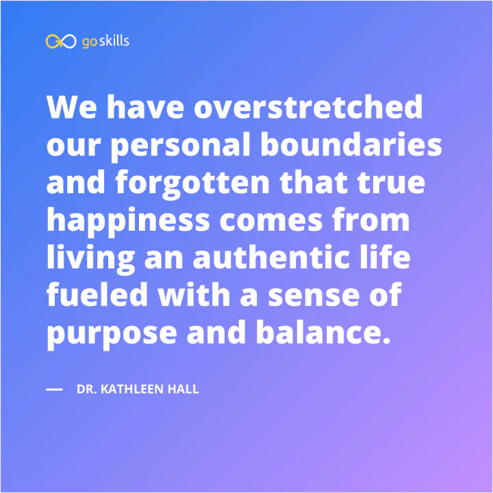 We have overstretched our personal boundaries and forgotten that true happiness comes from living an authentic life fueled with a sense of purpose and balance.