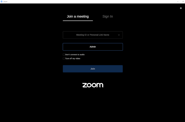 join a zoom meeting