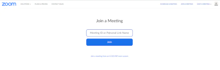 join zoom meeting