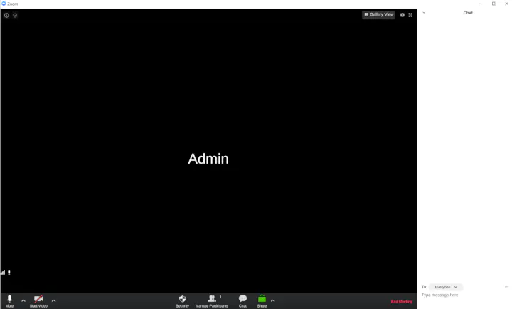 host a zoom meeting