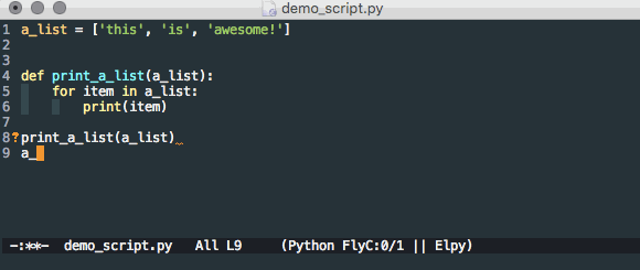 Python Scripting