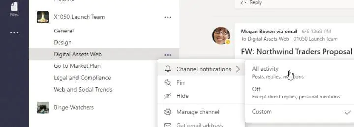 Microsoft Teams - Channel Notifications