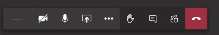 Microsoft Teams - meeting options.