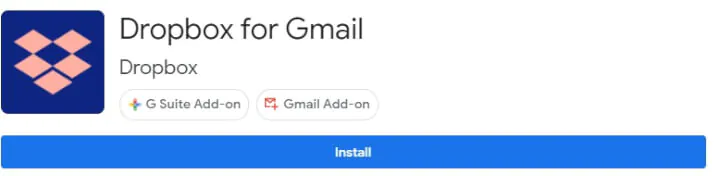 Dropbox untuk Gmail
