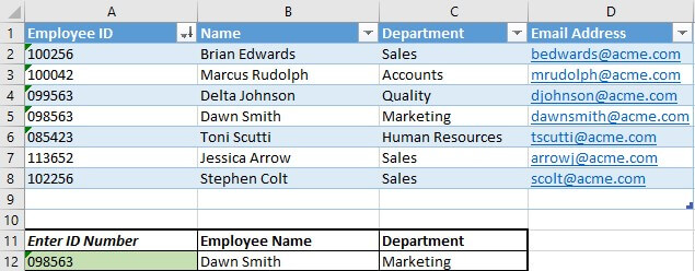 xlookup multiple values