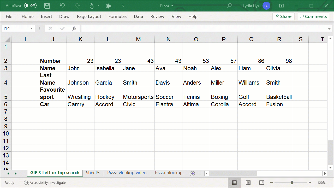 Batasan pencarian Excel