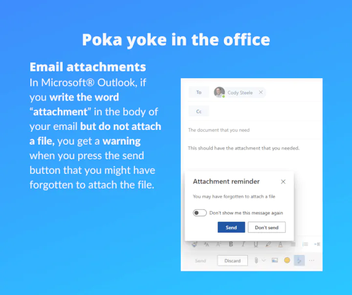 Poka yoke in the office
