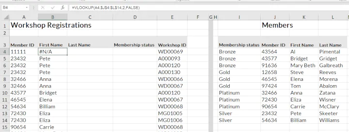 Xlookup vs Vlookup